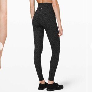 lululemon athletica Black Patterned Leggings